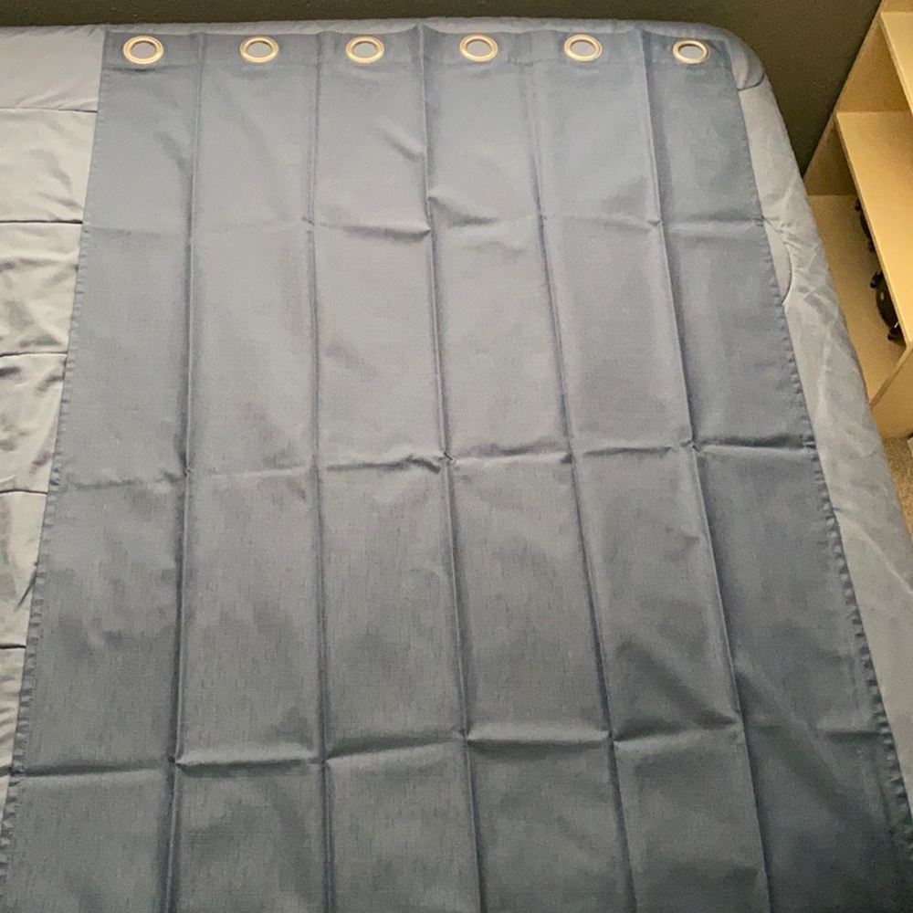 Blue Blackout Curtain